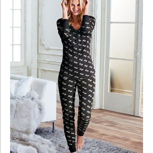 PINK Victoria's Secret Other - PINK Victoria’s Secret Long Jane thermal pj set